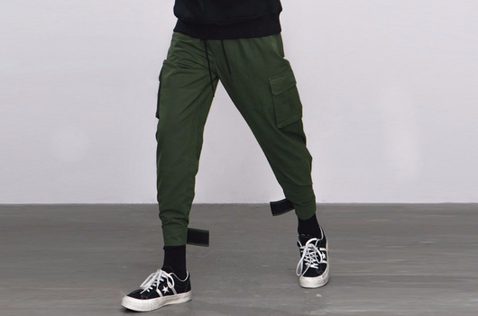 Pantalones Harén Cargo Hip Hop con Múltiples Bolsillos - Estilo Urbano Relajado - Image 4