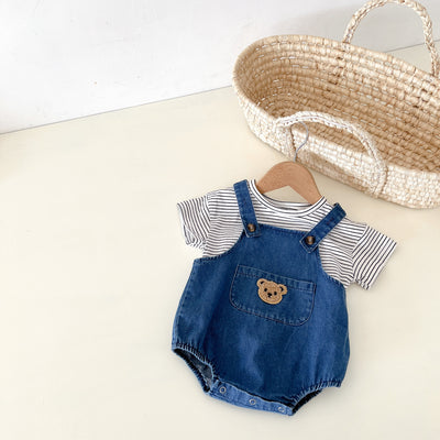 Shorts Infantiles Estilo Coreano con Tirantes para Niños - Image 23