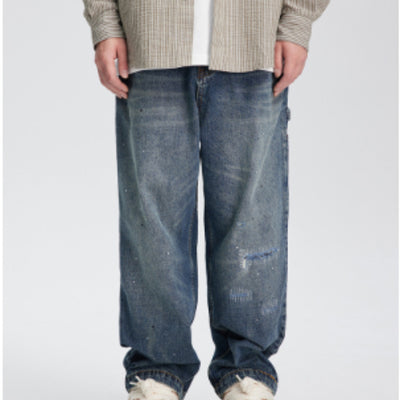 Jeans Rectos Holgados Lavados para Primavera - Versátiles y Cómodos - Image 2