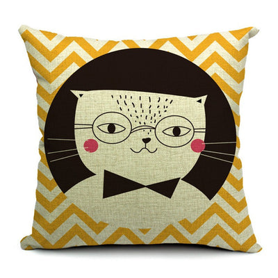 Almohada de Cintura en Algodón y Lino para Gatos - Image 6
