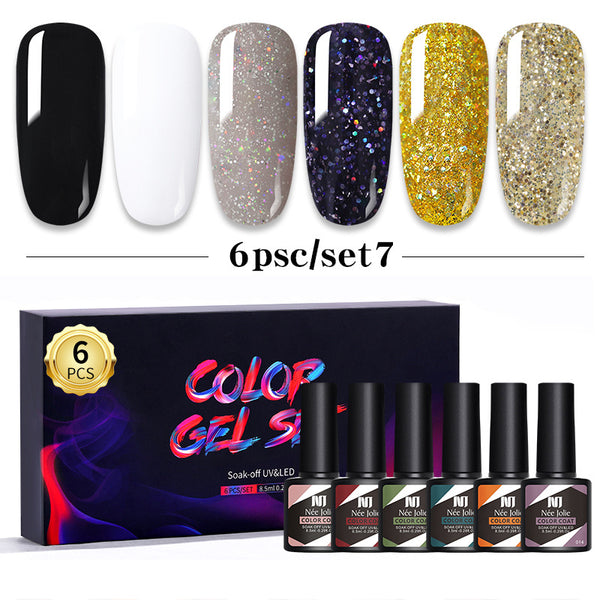 Set de Esmaltes de Gel Japonés 6 Botellas 8ml - Manicura Profesional - Image 3