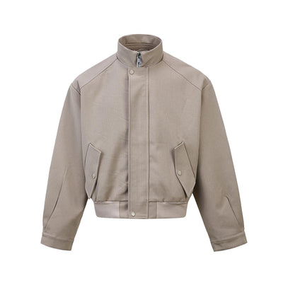 Chaqueta Raglan Casual con Cuello Alzado - Image 3
