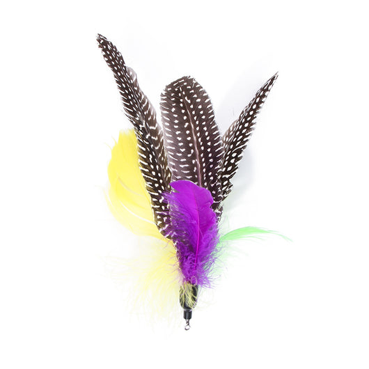Juguete Interactivo Retráctil para Gatos con Cabeza de Plumas Reemplazable - Image 10