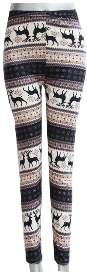Leggings Navideños Estampados Cintura Alta - 18 Colores para Fiestas - Image 17