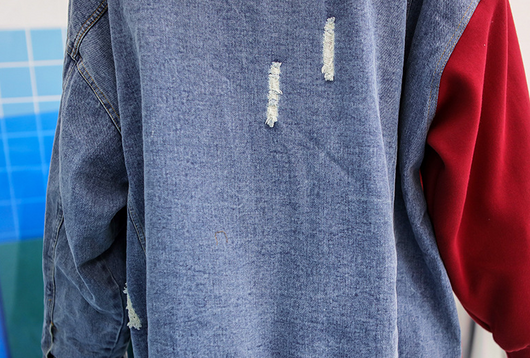 Chaqueta Denim con Contraste - Image 11