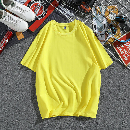 Camiseta Hombre Algodón Puro Manga Corta Suelta Estilo Coreano - Image 18