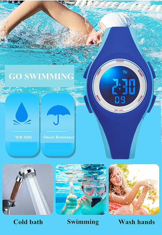 Reloj Electrónico Infantil Resistente al Agua Multifuncional - Image 20