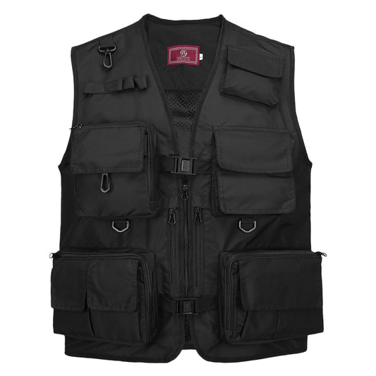 Chaleco de Trabajo Multifuncional Unisex con Bolsillos de Herramientas