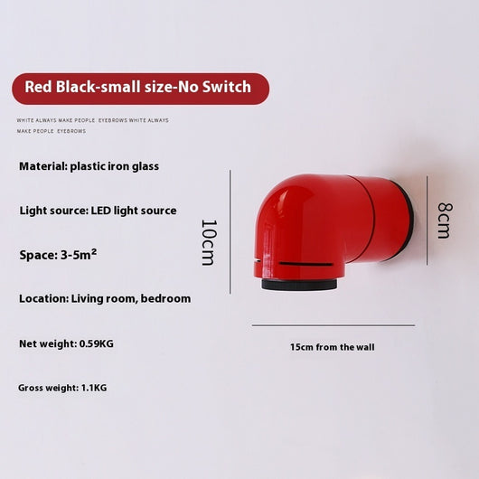 Lámpara de Pared Futurista con Tuberías de Agua para Salón y Dormitorio - Image 22