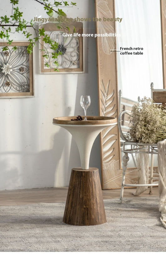 Mesa de Centro de Madera Maciza para Sala de Estar - Image 9