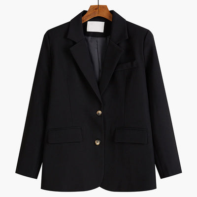 Traje Holgado Coreano con Inspiración Británica - Tendencia 2024 - Image 4