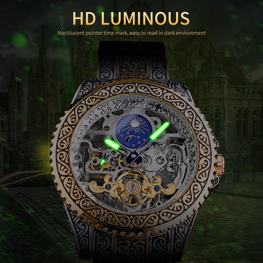 Reloj Mecánico Tourbillon Esqueleto Lujo para Hombre - Image 16