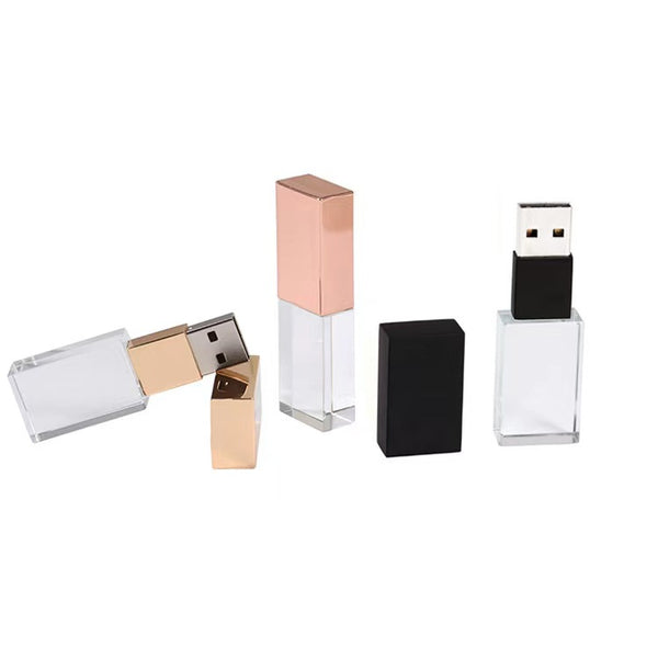 Memoria USB Cristal Luminoso Creativo Diseño Auto Mini