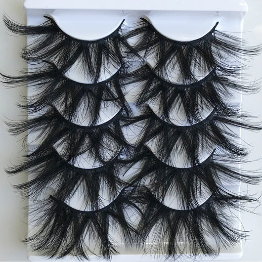 Pestañas de Visón Sintético Natural - Efecto Volumen y Largo - Image 10