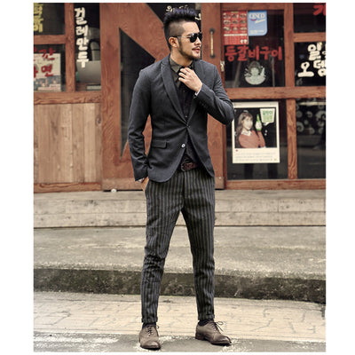 Pantalones de Vestir Talla Grande Corte Moderno Ajustado - Image 9