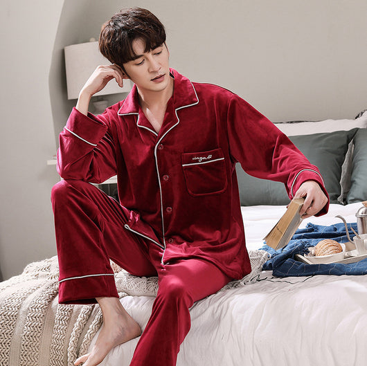 Pijama de Pareja Reversible en Terciopelo Doble Cara - Image 9