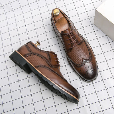 Zapatos de Cuero Formal para Hombre - Elegancia Profesional - Image 10