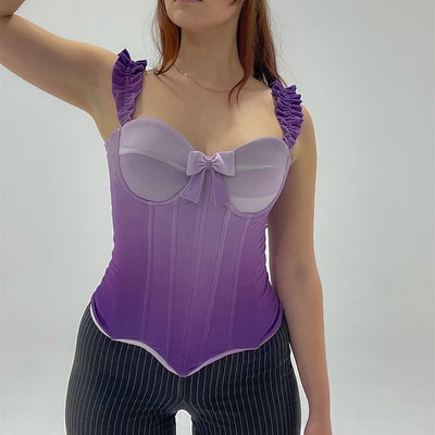 Chaleco Elegante con Moño para Mujer - Diseño Europeo Ajustado a la Cintura - Image 10