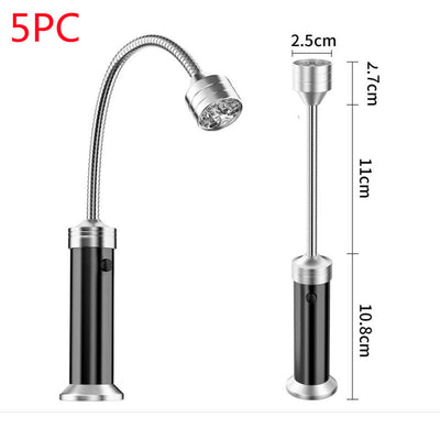 Linterna LED Magnética Multifunción con Zoom Rotativo para Asados y Reparaciones - Image 10