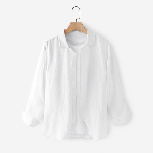 Camisa de Lino para Hombre Primavera Verano - Image 6