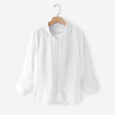 Camisa de Lino para Hombre Primavera Verano - Image 6