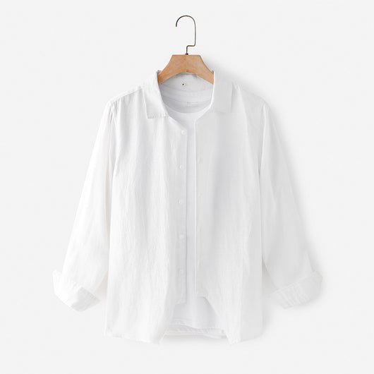 Camisa de Lino para Hombre Primavera Verano - Image 6