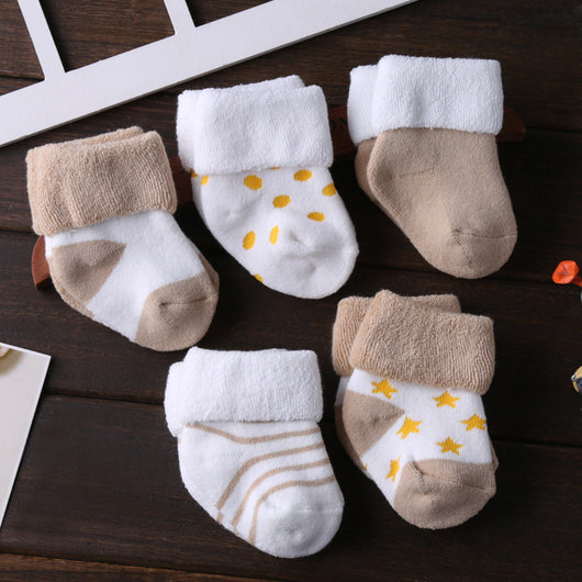 Calcetines de Algodón Acolchados para Bebés Recién Nacidos - Image 6