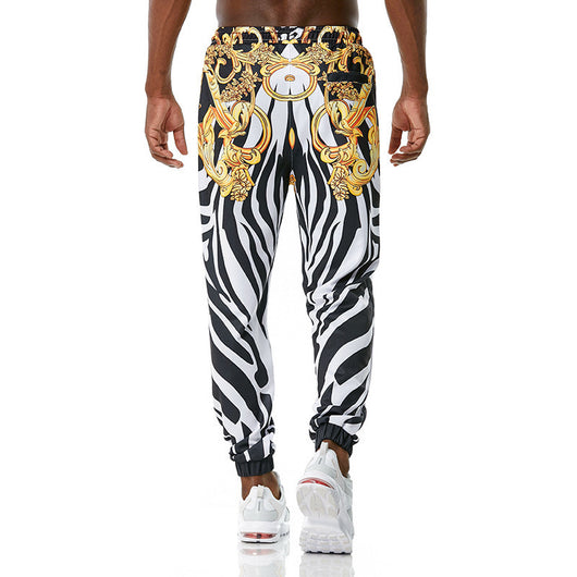 Pantalones de jogging estampados - Comodidad casual para el día a día - Image 22
