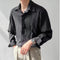 Camisa Suelta de Manga Larga para Hombre - Estilo Moderno