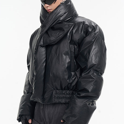 Chaqueta Acolchada de Algodón con Diseño Minimalista para Hombre - Image 11