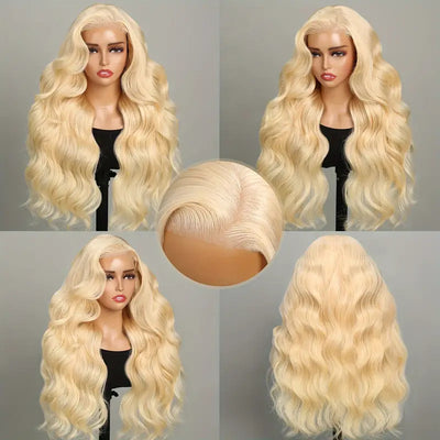 Peluca Frontal de Encaje Ondas Medianas Cabello Largo y Rizado - Image 4