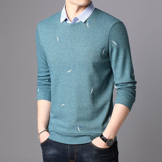 Camisa Tipo Polo con Cuello y Bajo Ajustado
