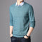 Camisa Tipo Polo con Cuello y Bajo Ajustado