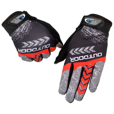 Guantes Deportivos Táctiles de Terciopelo para Montar a Caballo Resistentes al Viento - Image 9