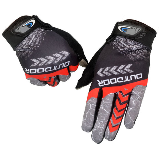 Guantes Deportivos Táctiles de Terciopelo para Montar a Caballo Resistentes al Viento - Image 9