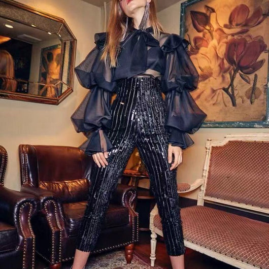 Blusa de Gasa Perspective