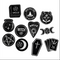 Negro creative brooch 11pc