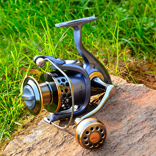 Carrete de Pesca Giratorio Metal Completo con Hilo Luya - Image 14