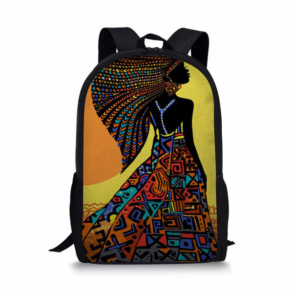 Mochila Escolar Infantil Estilo Africano