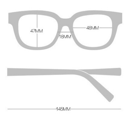 Black geometric cut-out sunglasses with blue mirrored lenses, shown from front and side angles. - Image 2