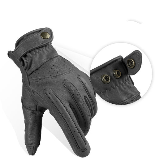 Guantes de Motociclista Piel de Oveja Retro Clásico - Image 13