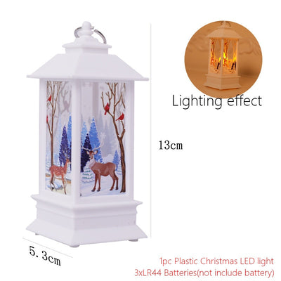 Linterna LED Navideña con Vela Electrónica - Lámpara de Mesa para Adultos Mayores - Image 7
