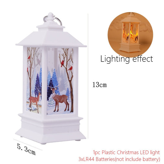 Linterna LED Navideña con Vela Electrónica - Lámpara de Mesa para Adultos Mayores - Image 7