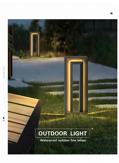 Lámpara Solar Cuadrada para Jardín - Iluminación Exterior Impermeable - Image 8