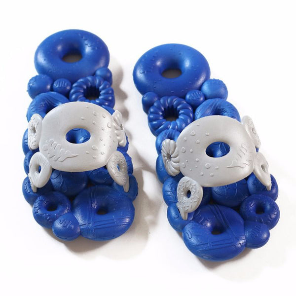Pantuflas Donut Antideslizantes para Baño con Suela Suave