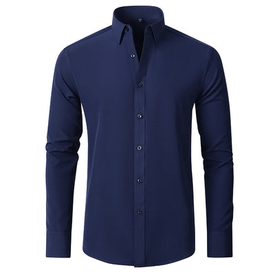 Camisa Ejecutiva Elástica Sin Planchado Antiarrugas Hombre - Image 39