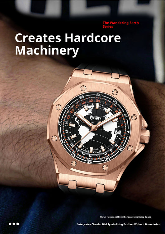 Reloj Mecánico Automático para Hombre con Esfera Calada - Image 10