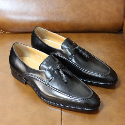 Zapatos Casuales de Cuero para Hombre con Borlas - Estilo Ejecutivo