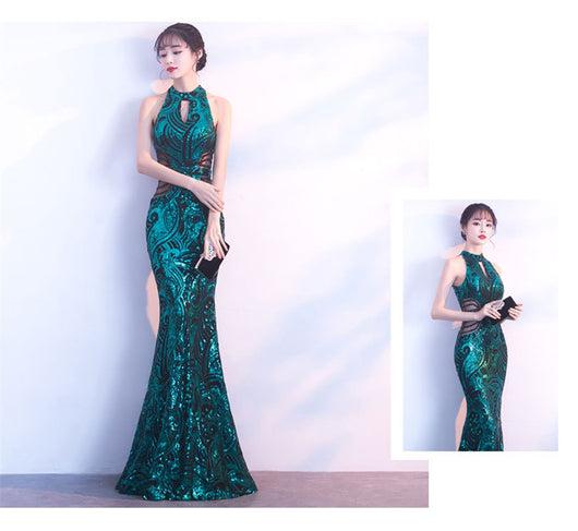 Vestido Largo Elegante Cola de Pez para Eventos y Cócteles - Image 18