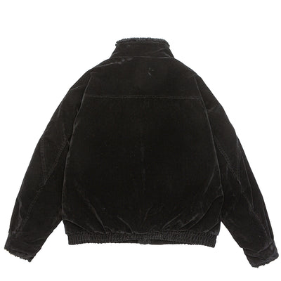 Chaqueta Acolchada Retro con Cuello Parado - Abrigo de Trabajo Holgado - Image 11